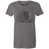 New Women's Buffalo Tee - Black print