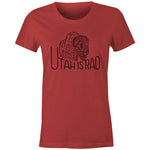 New Women's Buffalo Tee - Black print