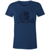 New Women's Buffalo Tee - Black print