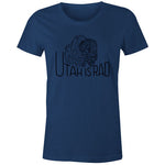 New Women's Buffalo Tee - Black print