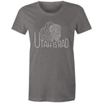 New Women's Buffalo Tee - White print