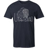 New Buffalo Tee - White print