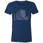 New Women's Buffalo Tee - White print