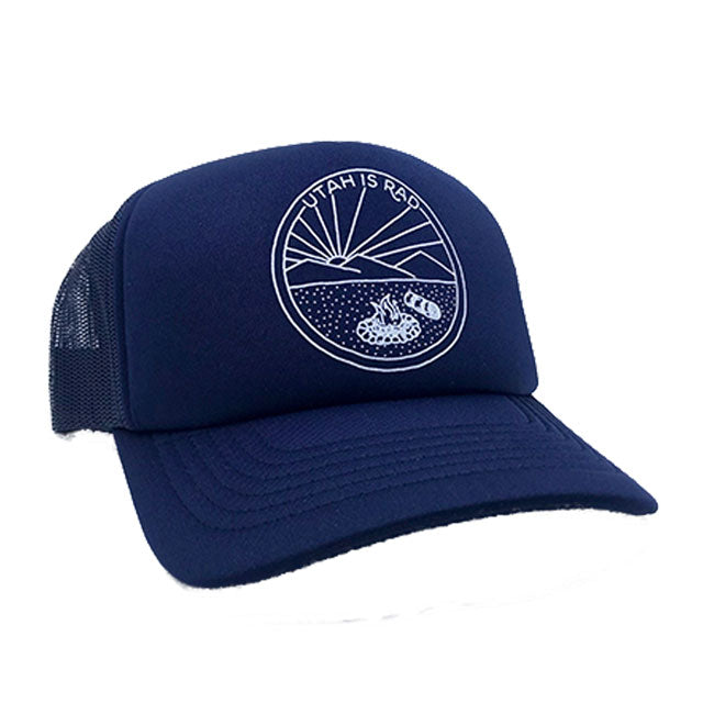 Camp Scene Foam Trucker