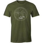 New Camp Scene Tee - White print