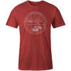 New Camp Scene Tee - White print