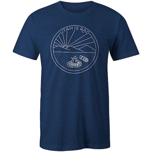 New Camp Scene Tee - White print