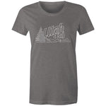 New Women's Tree Logo Tee - White print