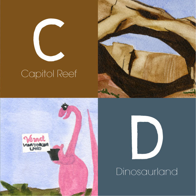 Utah ABC's Children's Book